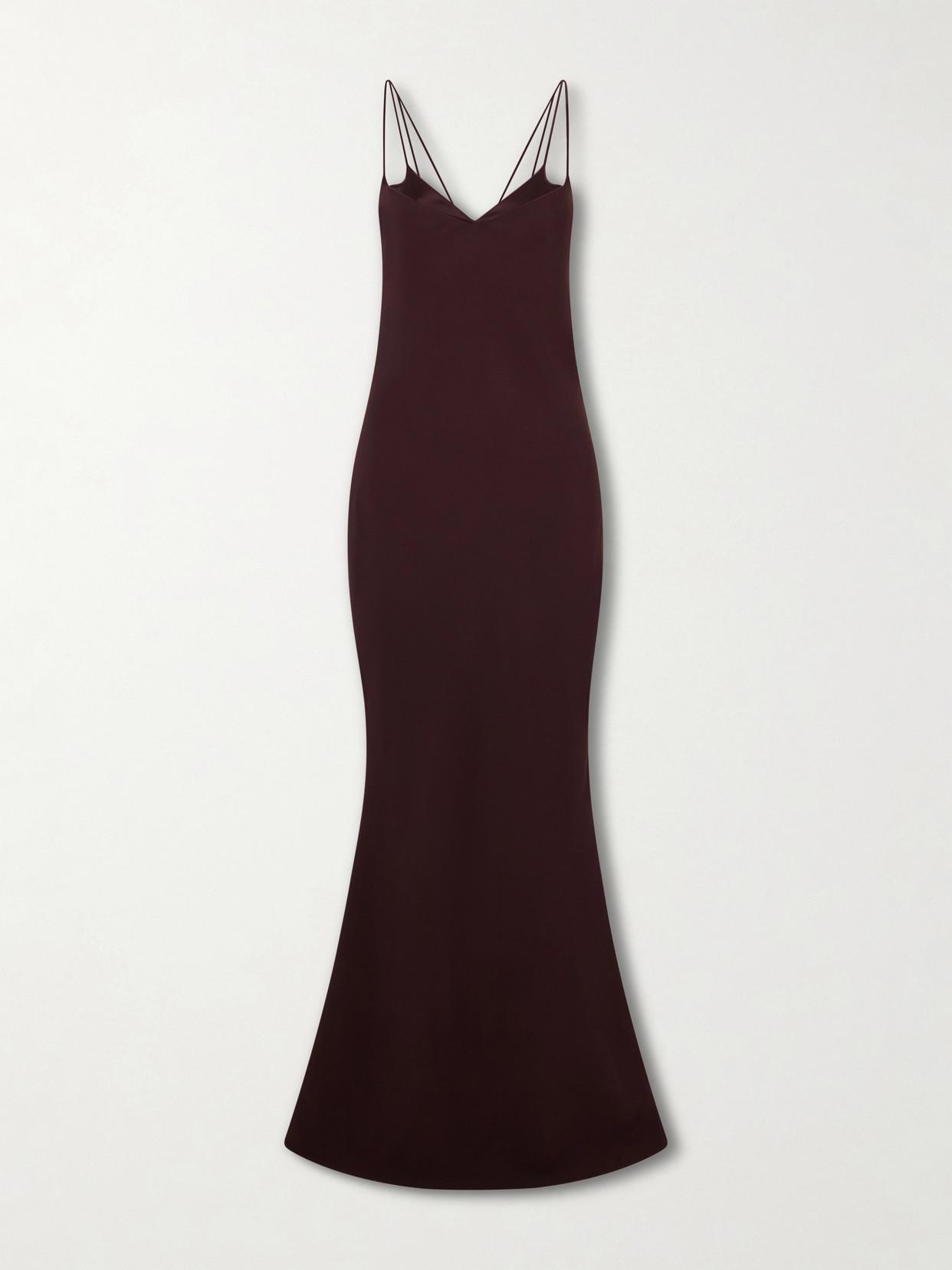 tom ford red ruched dress TOM FORD One-Shoulder Ruched Mini Dress