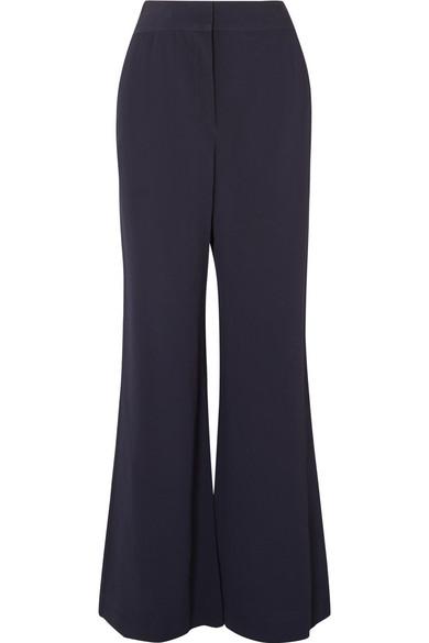 See By Chloé See By Chloé Crepe Wide-leg Pants Storm Blue | Lyst