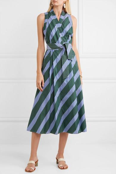 tory burch overprinted wrap dress