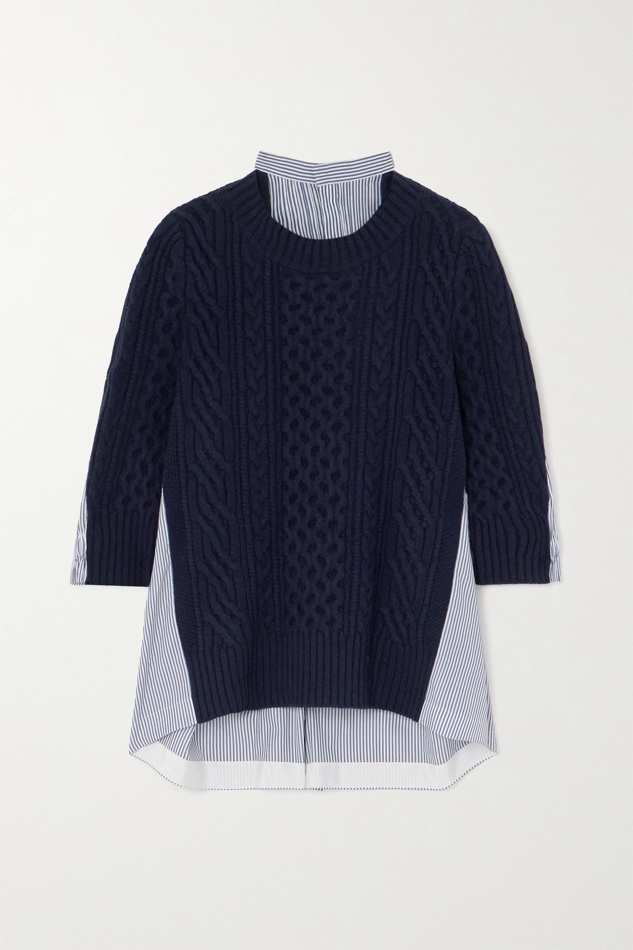 Sacai knitwear cheap