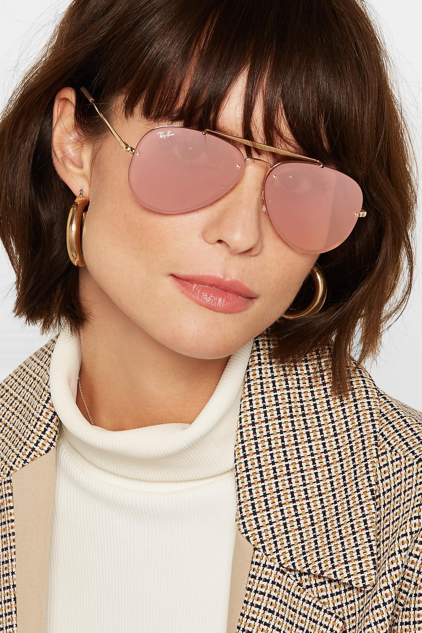 ray ban aviator gold pink mirror ray ban aviator gold pink mirror