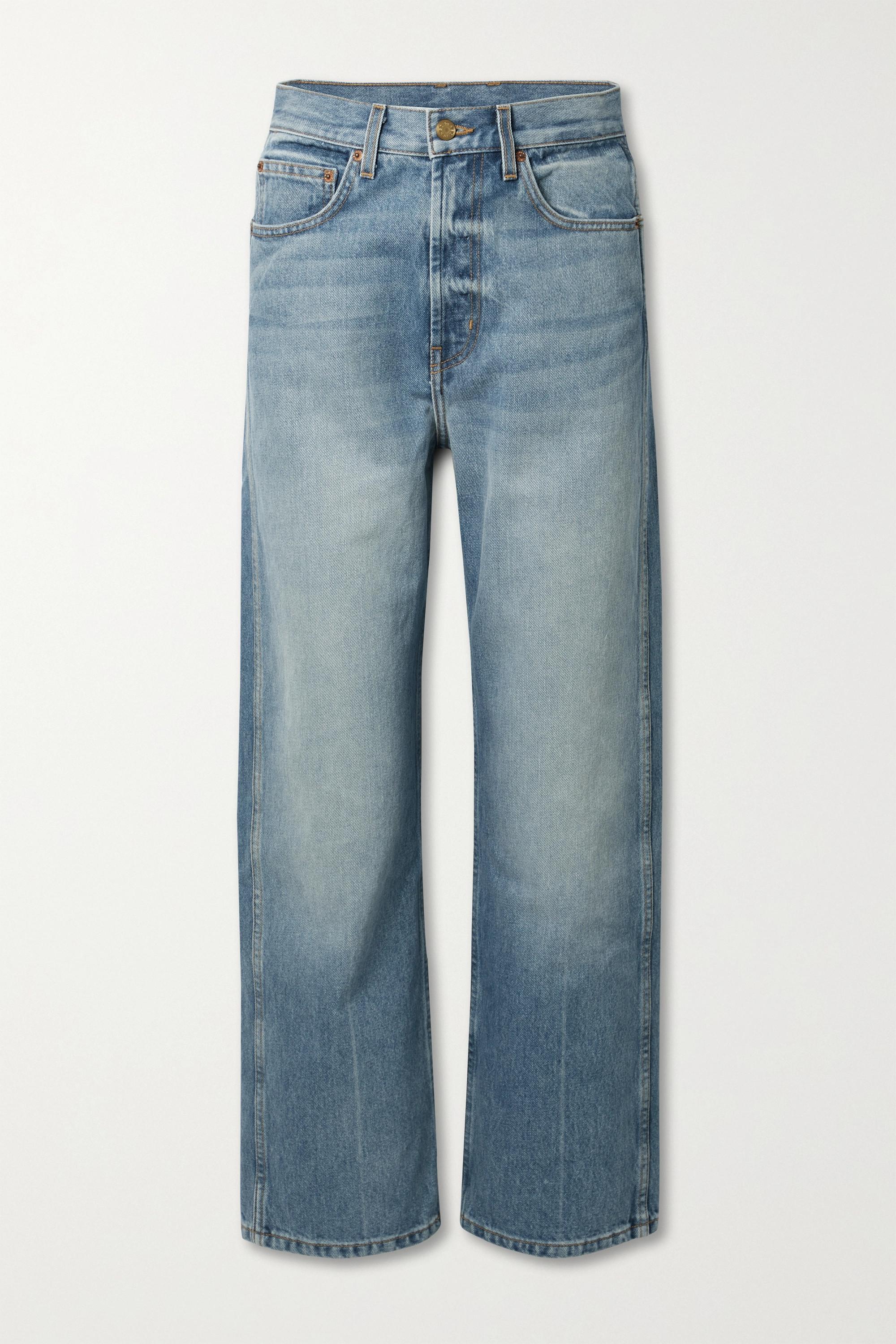 B Sides Denim Plein High-rise Straight 