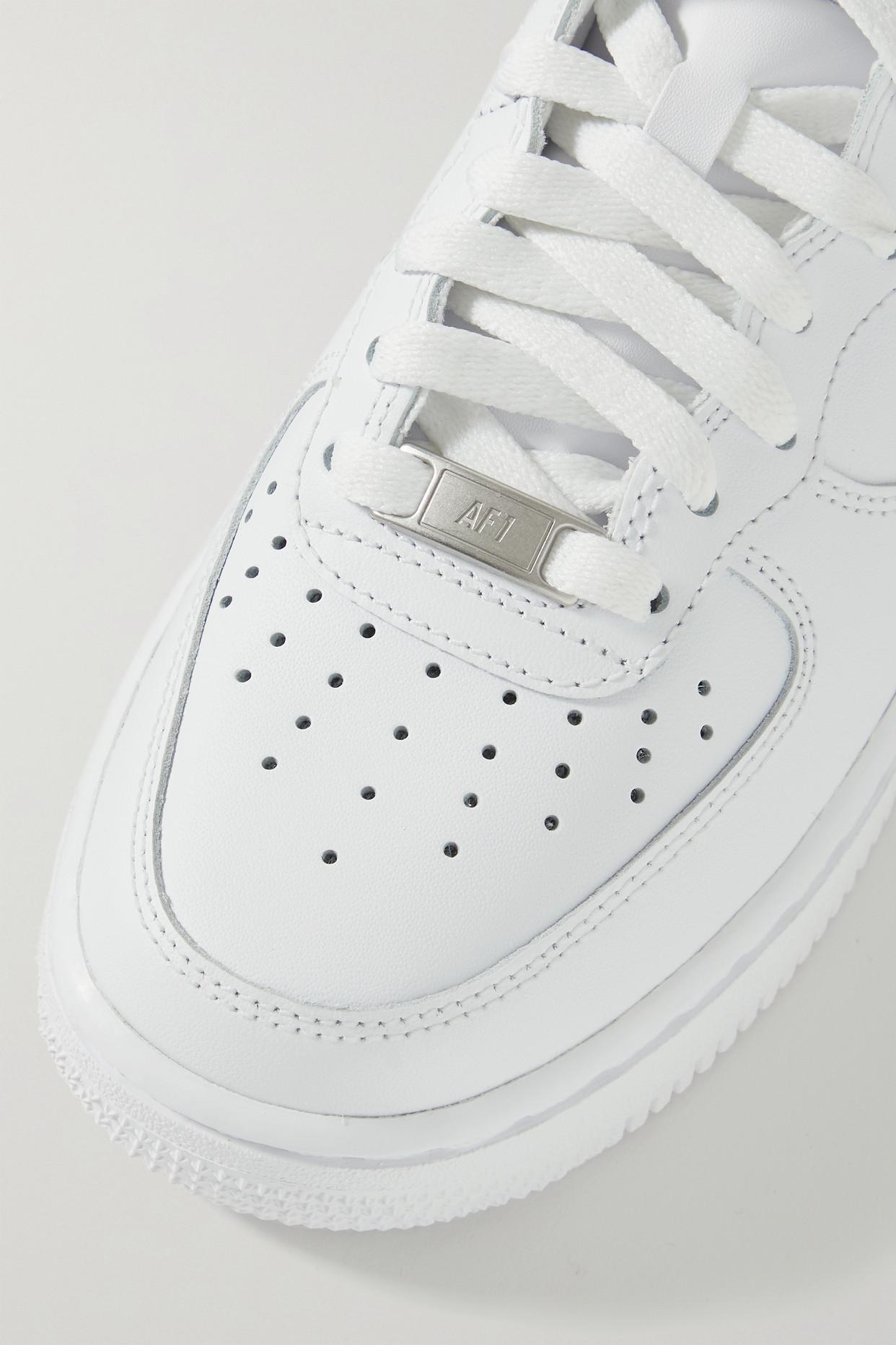 Nike Air Force 1 '07 Leather High-top Sneakers in White | Lyst