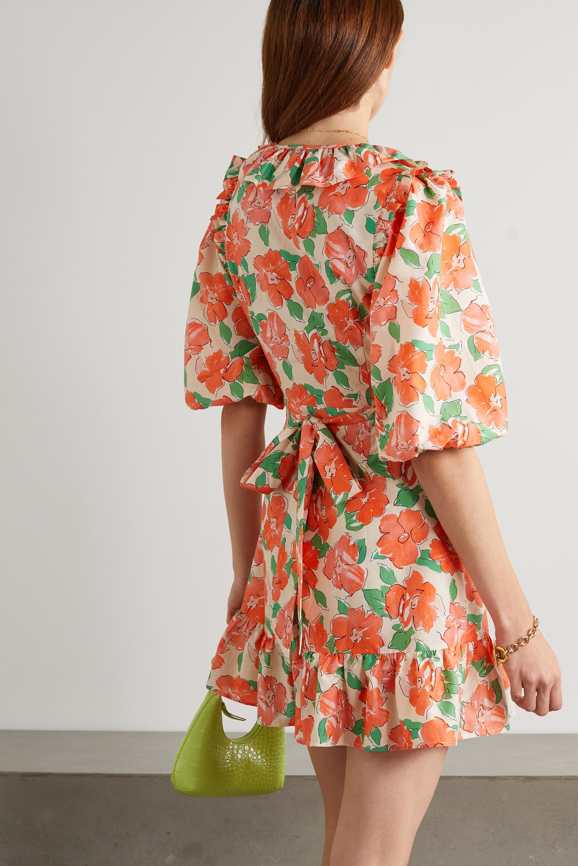 aranciata wrap dress