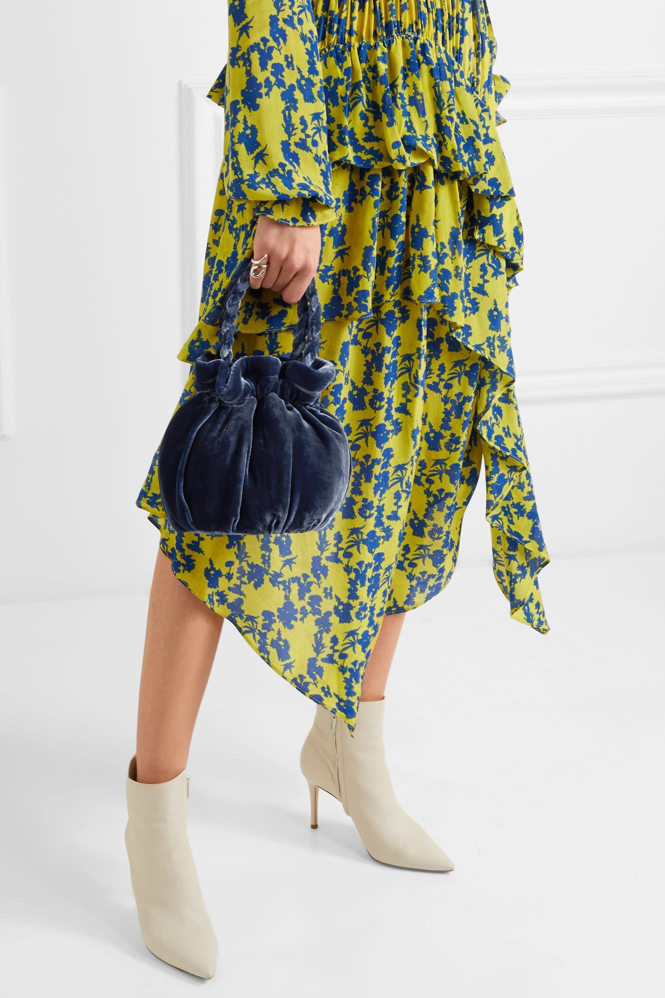 Staud grace velvet bag new arrivals