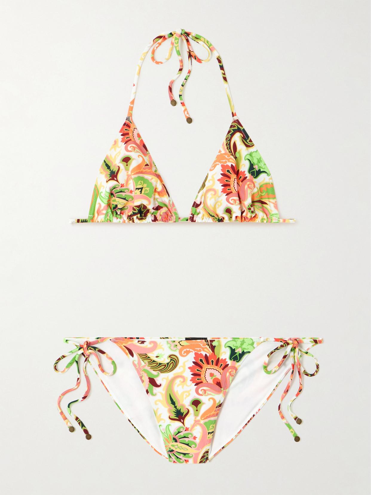 ビキニ ETRO FLORAL PRINT BIKINI SWIMSUIT BIKINI WITH FLORAL PRINT