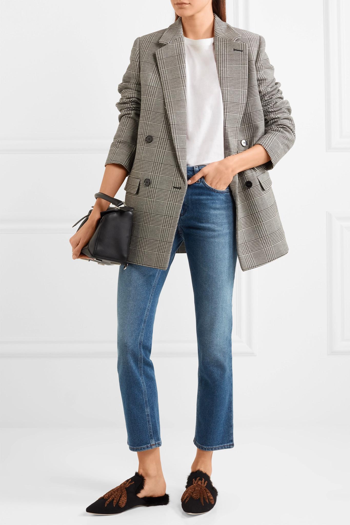 Straight-leg Jeans in Mid Denim 
