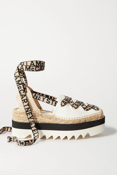stella mccartney gaia platform espadrilles