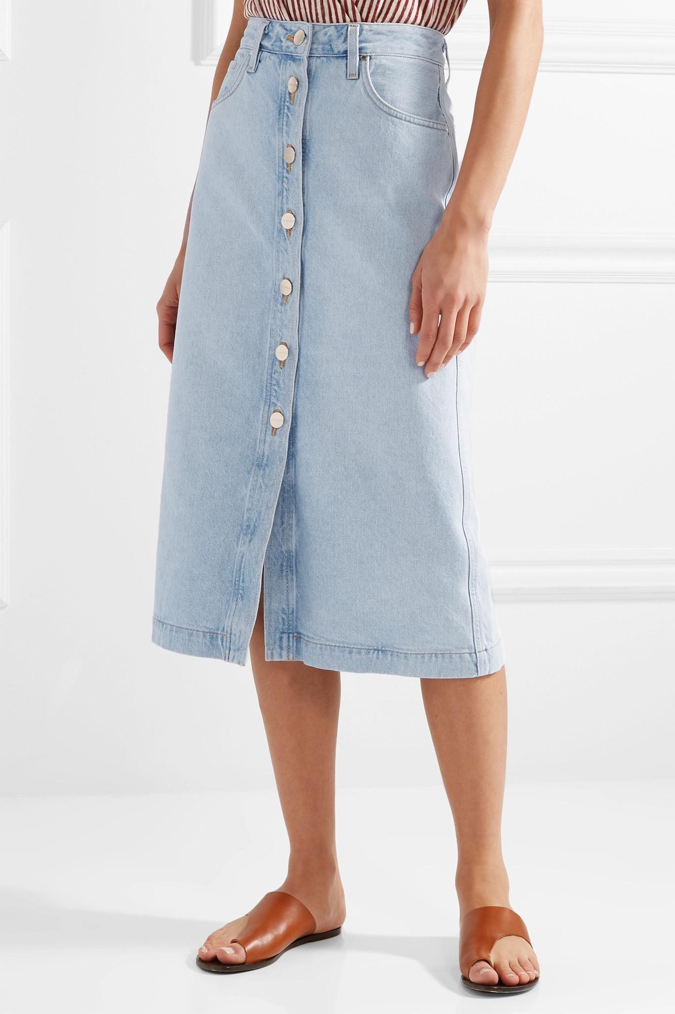 goldsign denim skirt
