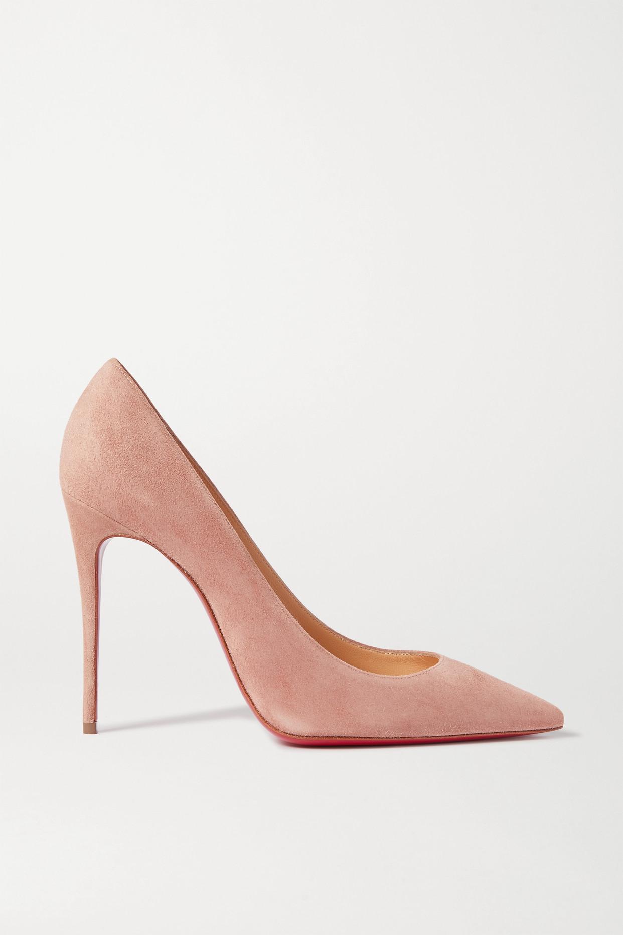 Christian Louboutin Kate 100 Suede Pumps | Lyst
