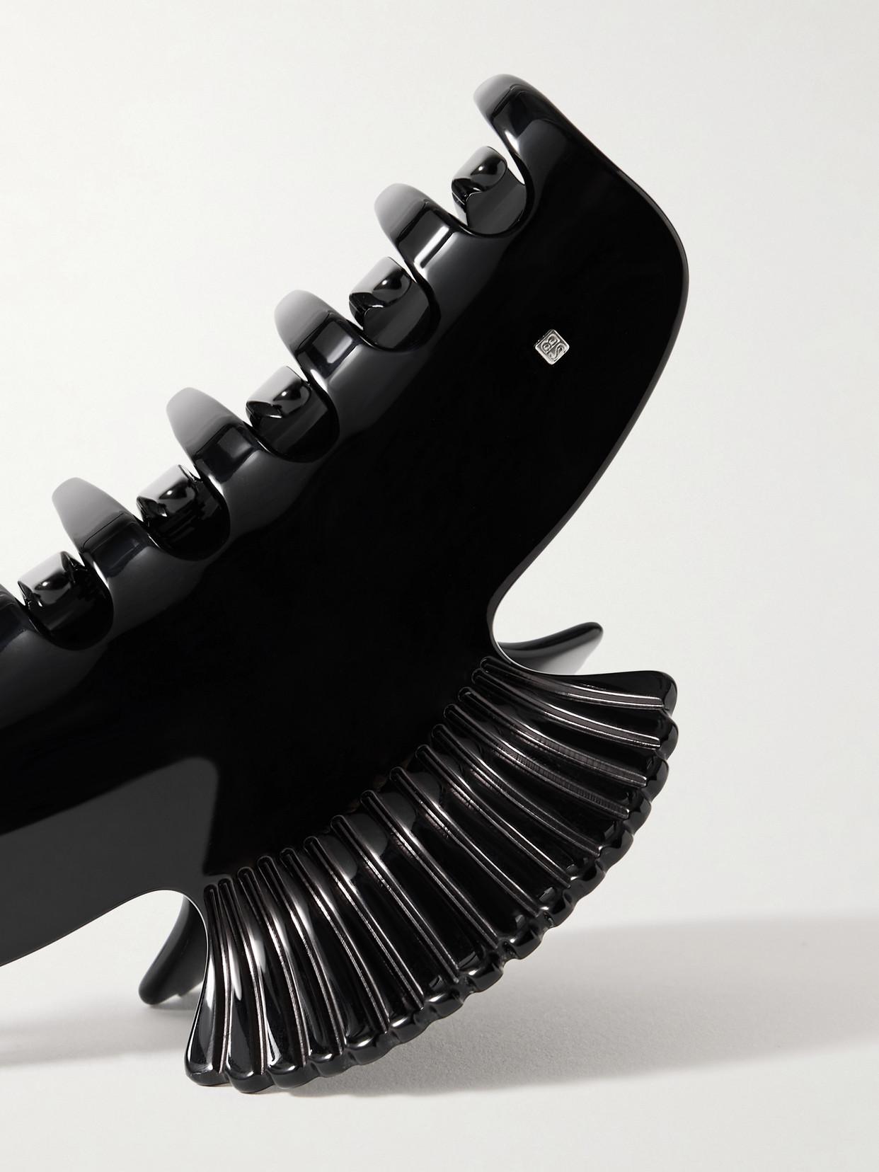 Sophie Buhai Fan Shell Acetate Claw Clip in Black | Lyst