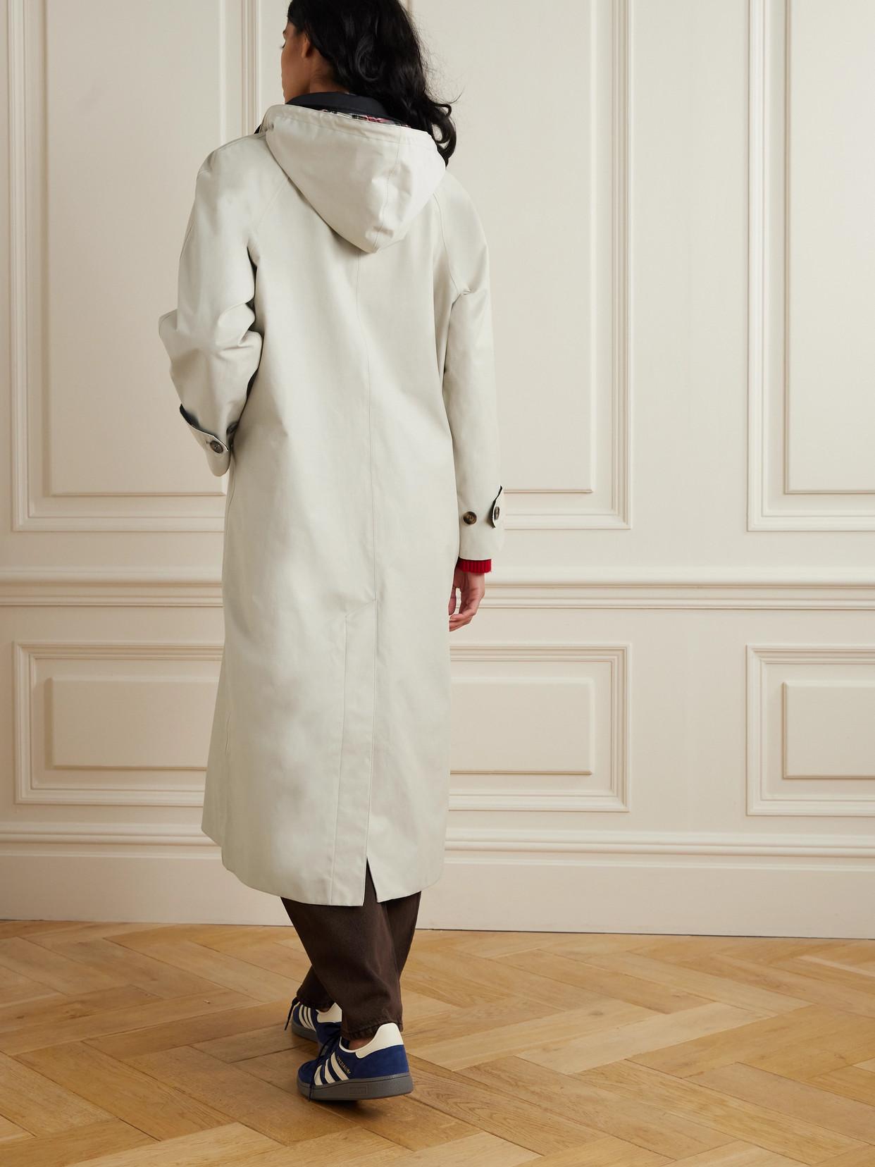 Barbour Alexa Chung Natalie Cotton-Gabardine Trench Coat in White