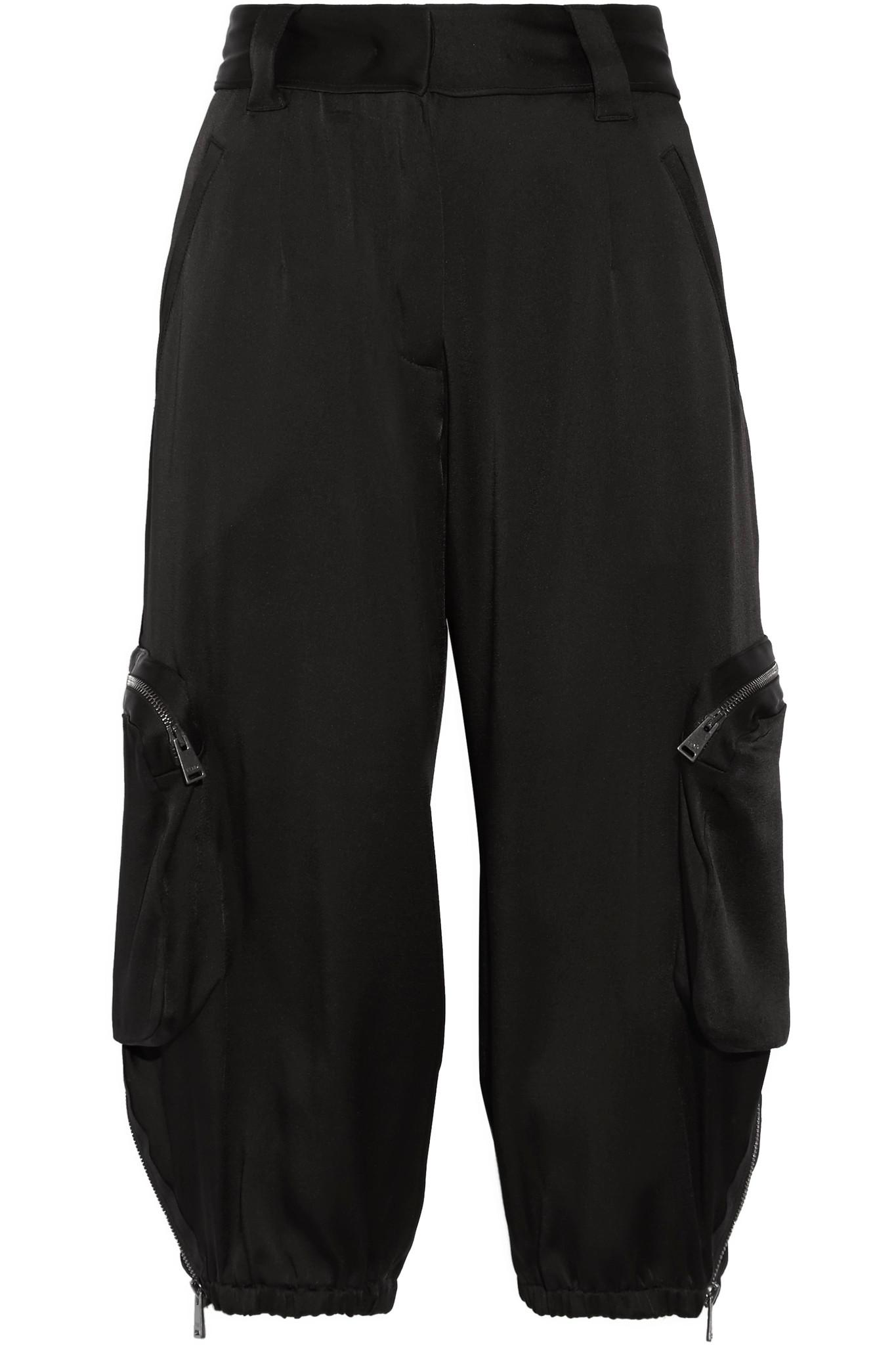 satin cargo pants