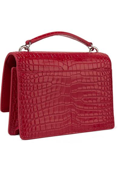 Saint Laurent Medium Sunset Shoulder Bag - Red – Chicago Pawners