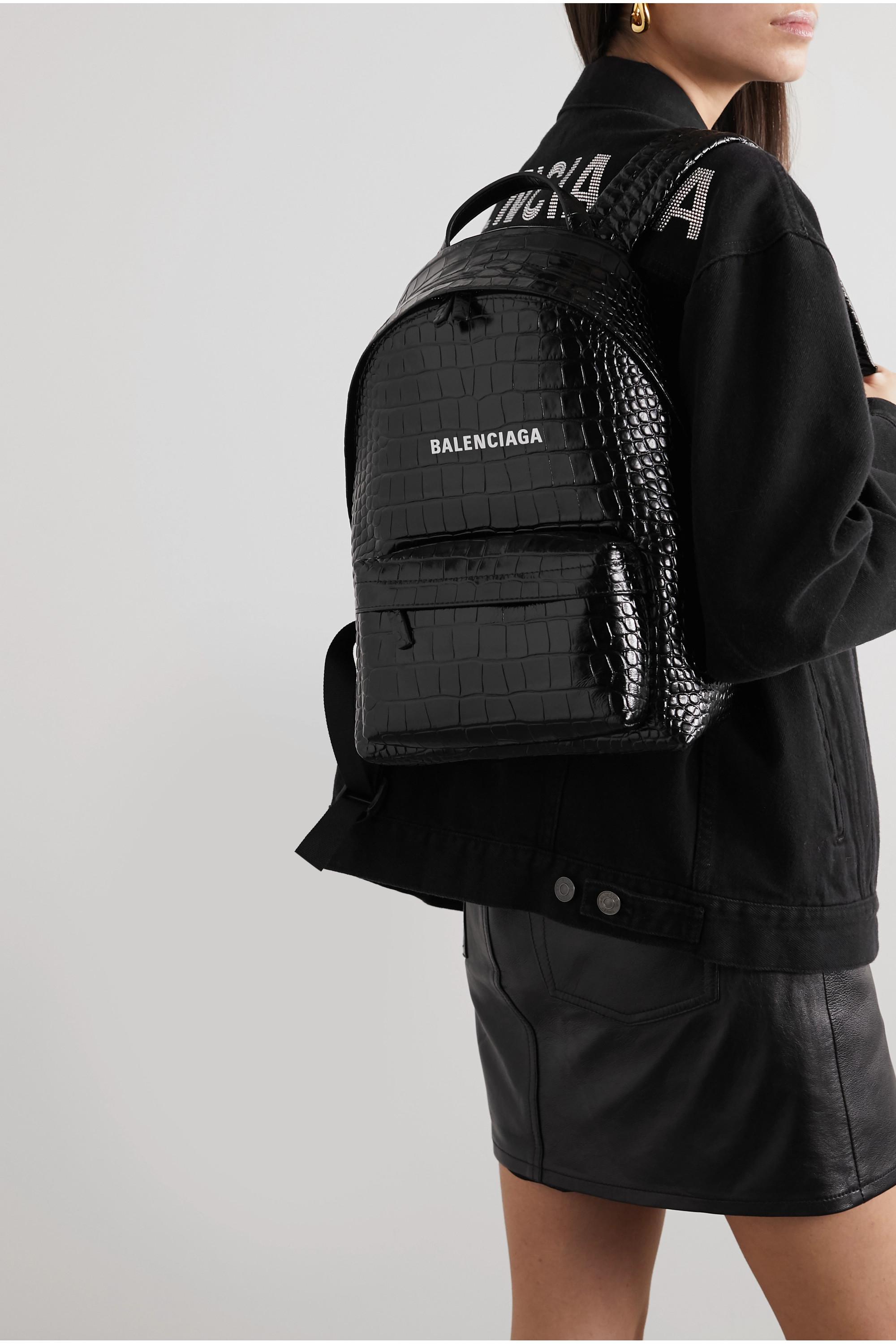 Balenciaga - Everyday Leather Backpack, Men, Black