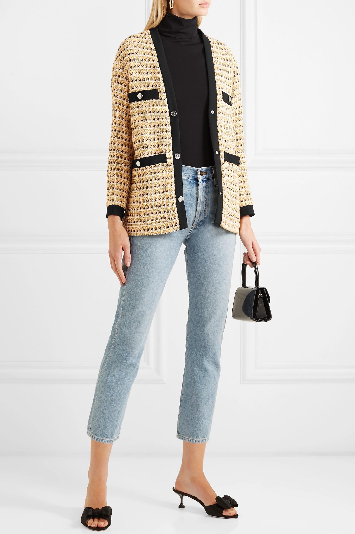 Miii♡様専用Cotton-blend Bleted tweed Jaket asrama