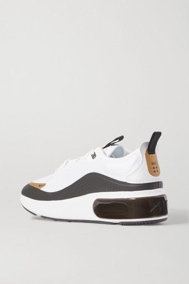 Nike Air Max Dia Icon Clash Rubber-trimmed Ripstop Sneakers in White  (Natural) | Lyst