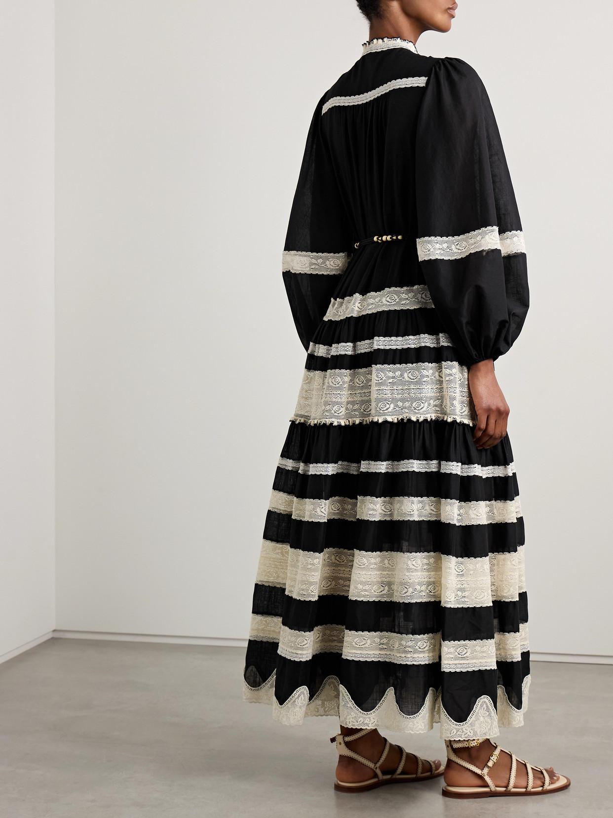 zimmermann rhiannon maxi dress ZIMMERMANN Rhiannon ruffled silk maxi dress