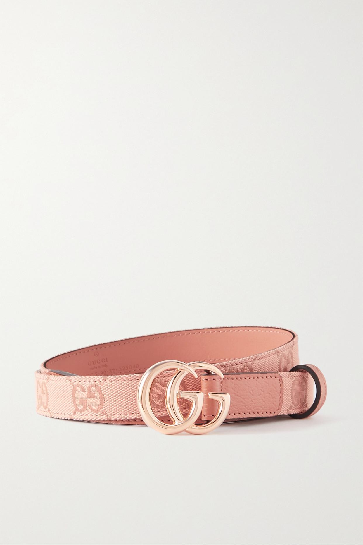 Gucci - Blondie Monogram Belt - Men - Leather/Canvas - 95 - Neutrals