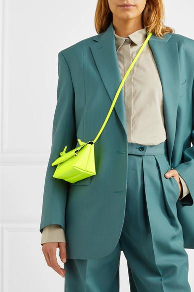 neon mini purse