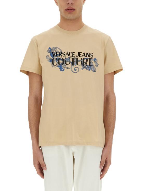 Tシャツ・カットソー VERSACE Short-sleeved t-shirts Versace Jeans Couture Short-Sleeve Zebra Logo T-Shirt