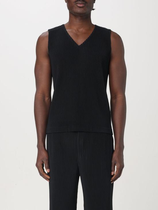 HOMME PLISSE ISSEY MIYAKE｜SLEEVELESS (HP46JE152 66) Homme Plissé Issey Miyake Sleeveless t-shirts for Men