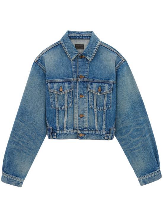 Women's Saint Laurent Jean and denim jackets | Lyst