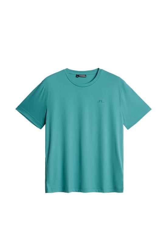 J.LINDEBERG｜SHORT-SLEEVED ROUND NECK T-SHIRTS (COMA LIN J.Lindeberg Coma Clean Striped Linen T-shirts Short-sleeved