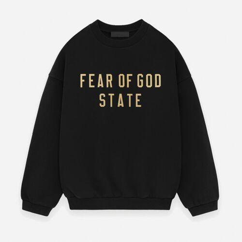 FEAR OF GOD::Long Sleeve Tシャツ:M[RESALE] Fear of God Long Sleeve Tee-Shirt FG Logo Black - Medium | eBay