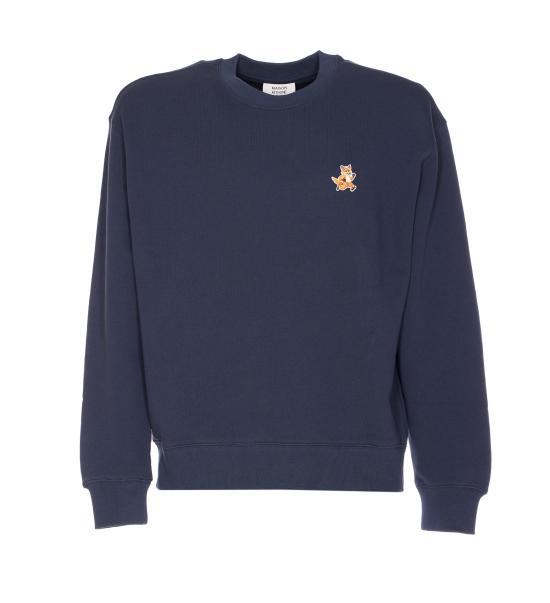 MAISON KITSUNE｜ (FLASH FOX RAGLAN LONG SLEEVES TEE-SHIR FOX HEAD PATCH REGULAR LONG-SLEEVED TEE-SHIRT | Maison Kitsuné