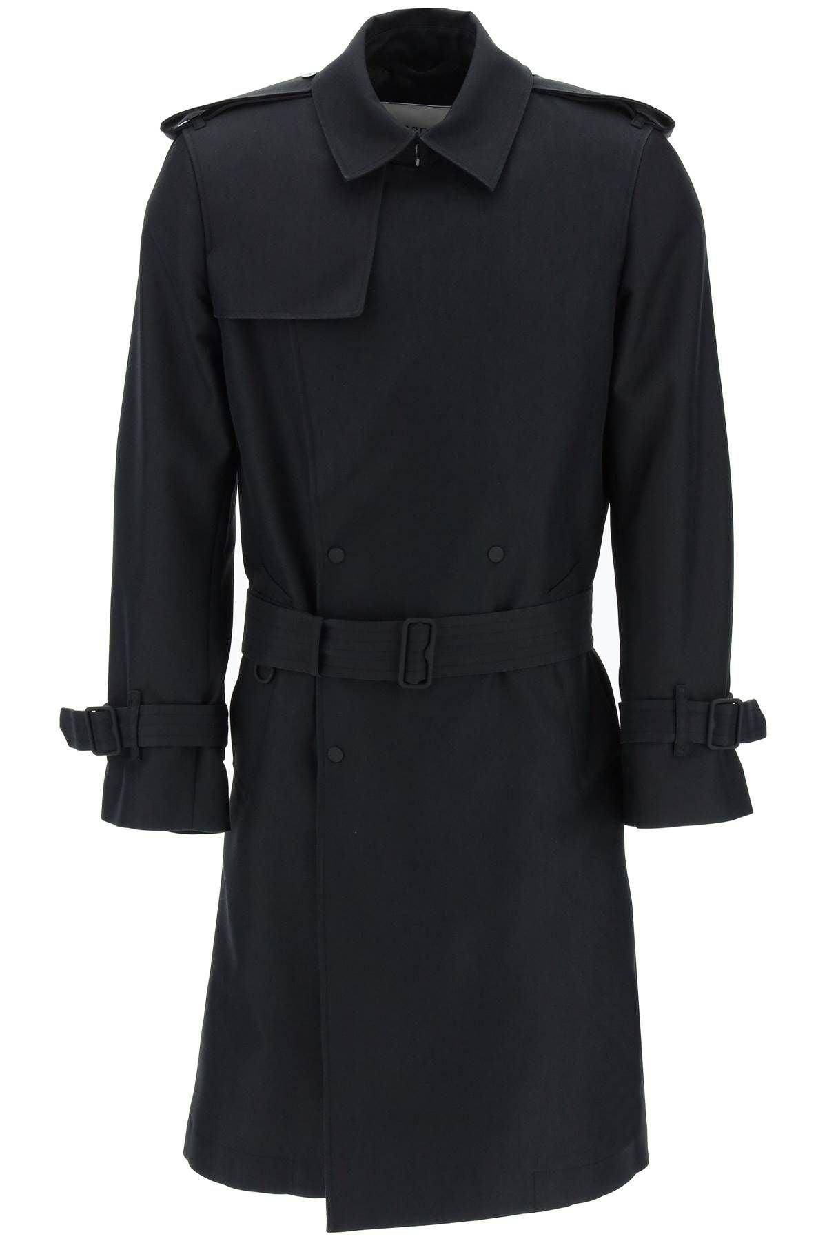 Burberry Brown Silk Trench Coat main image 0