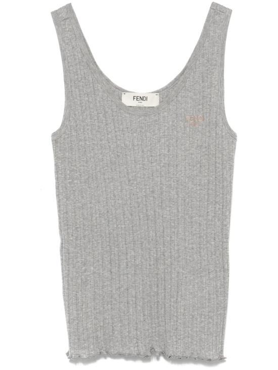 【関税&送料込み】Fendi T-Shirts & Tank Tops Fendi Sleeveless and tank tops for Women | Online Sale up to