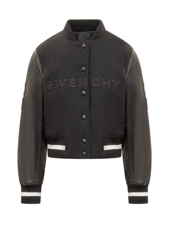 アウターその他 GIVENCHY Women Outer BW00N0611N 004 Black Givenchy multi-pocket Zipped Bomber Jacket | Black | FARFETCH