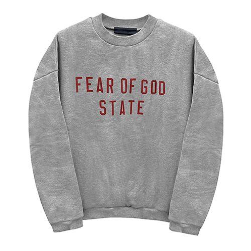 FEAR OF GOD::Long Sleeve Tシャツ:M[RESALE] AUTHENTIC FEAR OF GOD ESSENTIALS FOG L/S LONG SLEEVE T-SHIRT