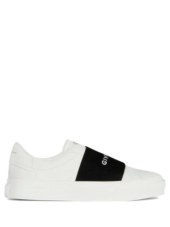 スニーカー GIVENCHY WHITE AND BLACK SNEAKERS $675 Givenchy Urban Street Knot White Black Logo Low Top