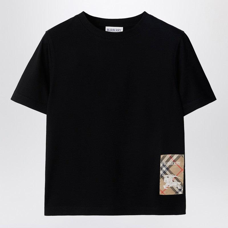 Burberry T-Shirts And Polos in Black for Men | Lyst