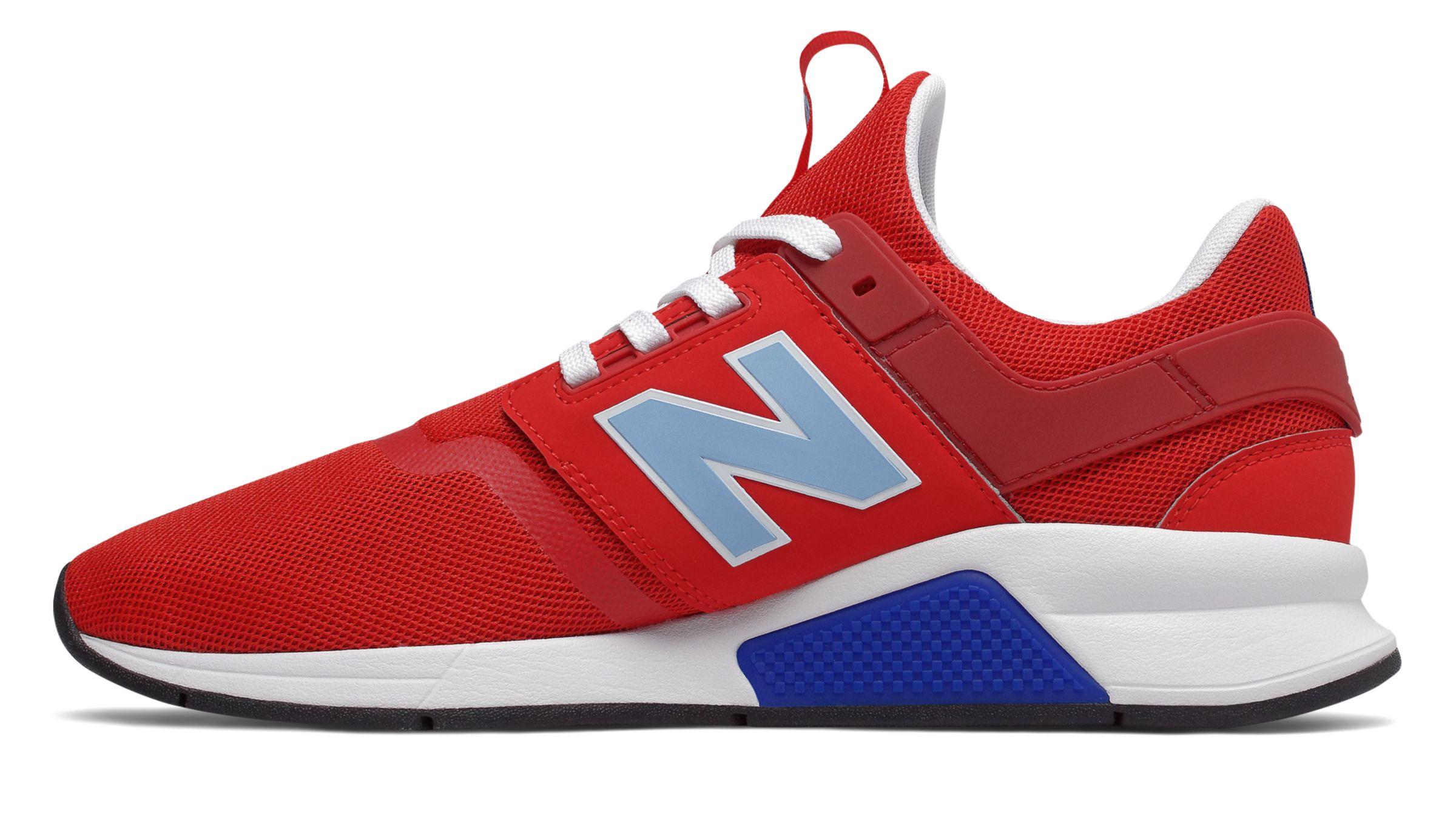 Conditional Thorny Drive out New Balance Leather 247 Deconstructed in Red for Men - Save 27% | Lyst