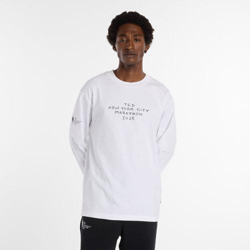★★New Balance★★ NBNDF12823 UNI BRIDGE GRAPHIC LONG SLEEV New Balance Uni Bridge Graphic Sweatshirt Semi Overfit