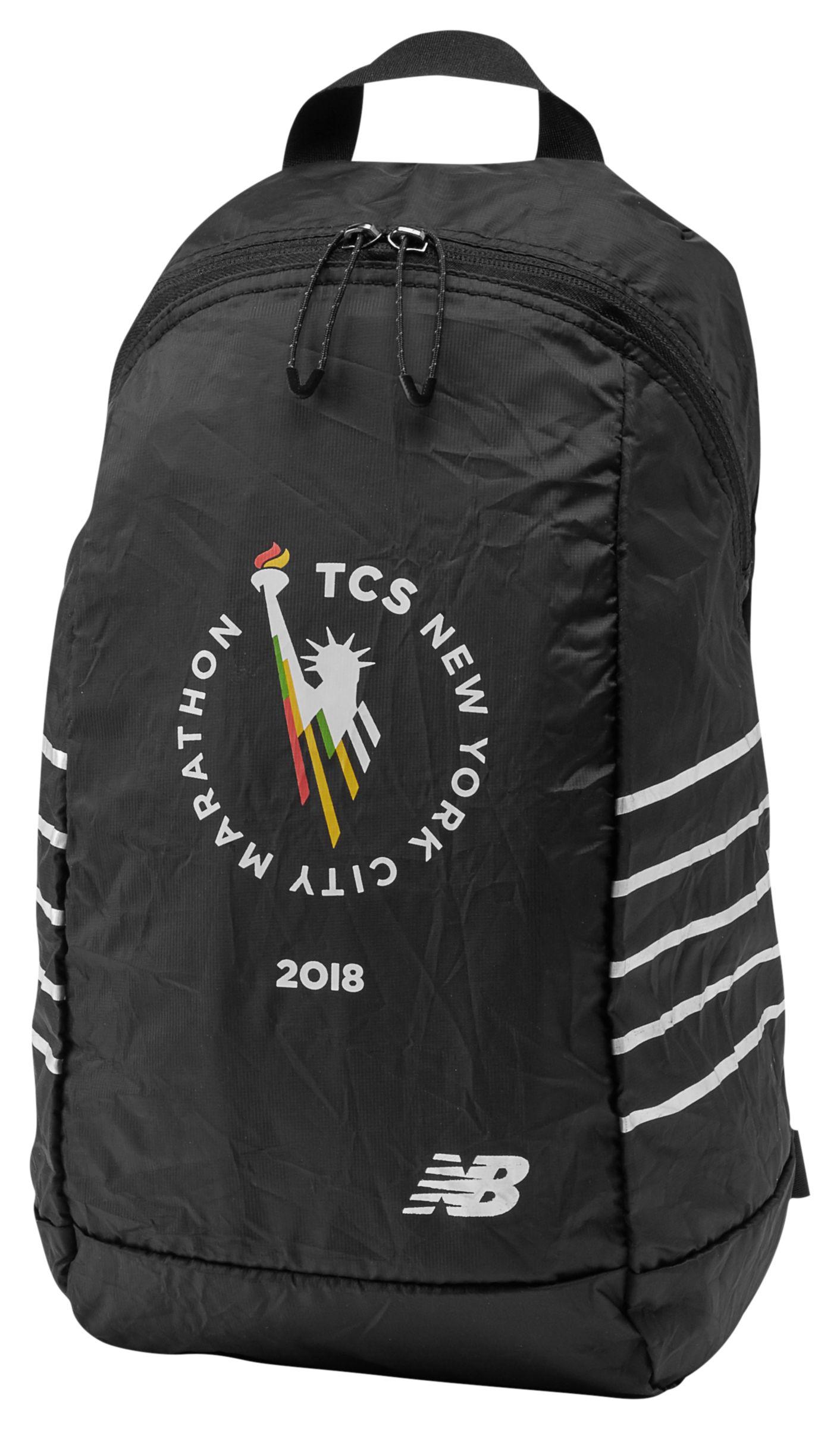New Balance Nyc Marathon Packable Backpack in Black for Men | Lyst