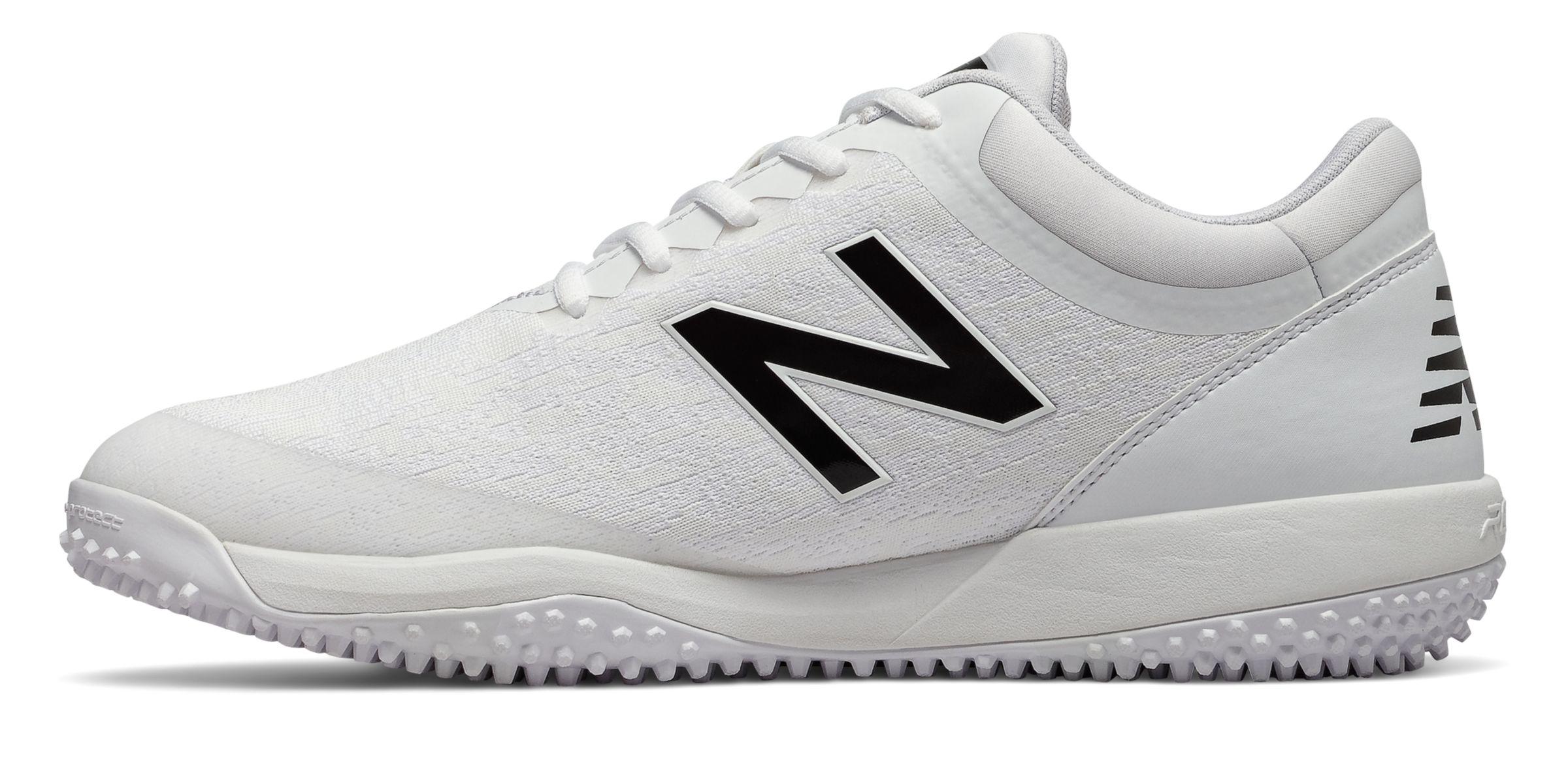 new balance men's 4040 v5 turf baseball shoe white