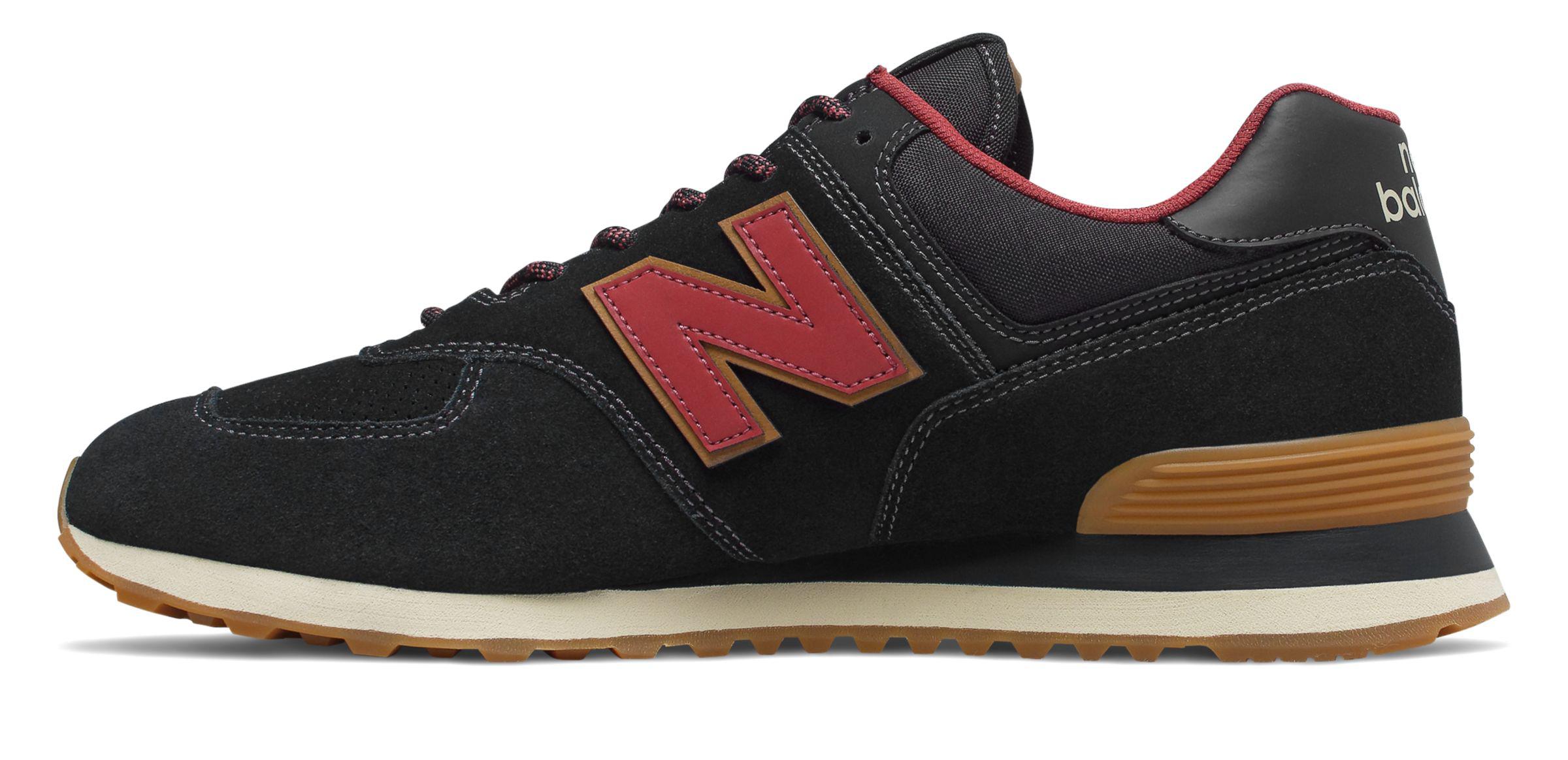 New Balance Suede 574 in Black for Men 