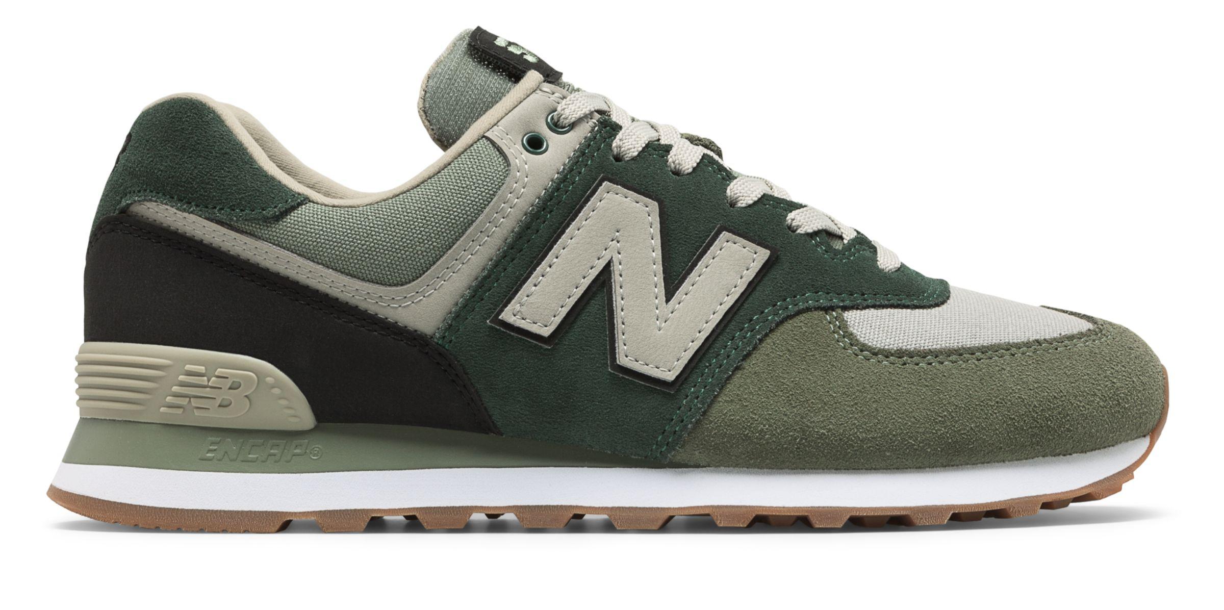 New Balance 574 Military Patch in Green for Men | Lyst