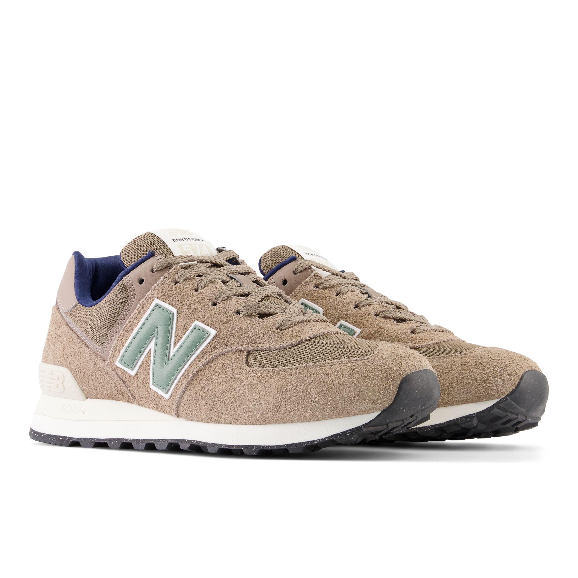 New balance shop 574 bleu marron