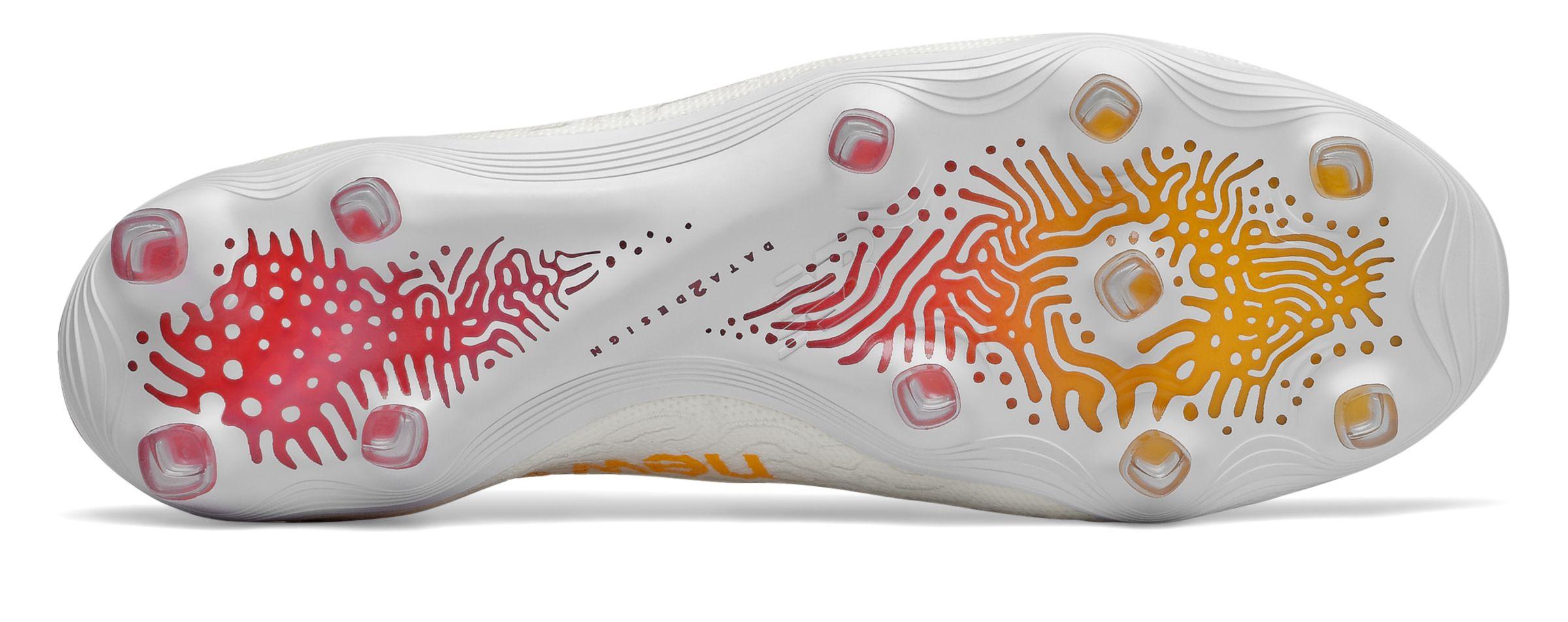New Balance Tekela V3 Pro Fg (laceless) Soccer Shoes in White/Red