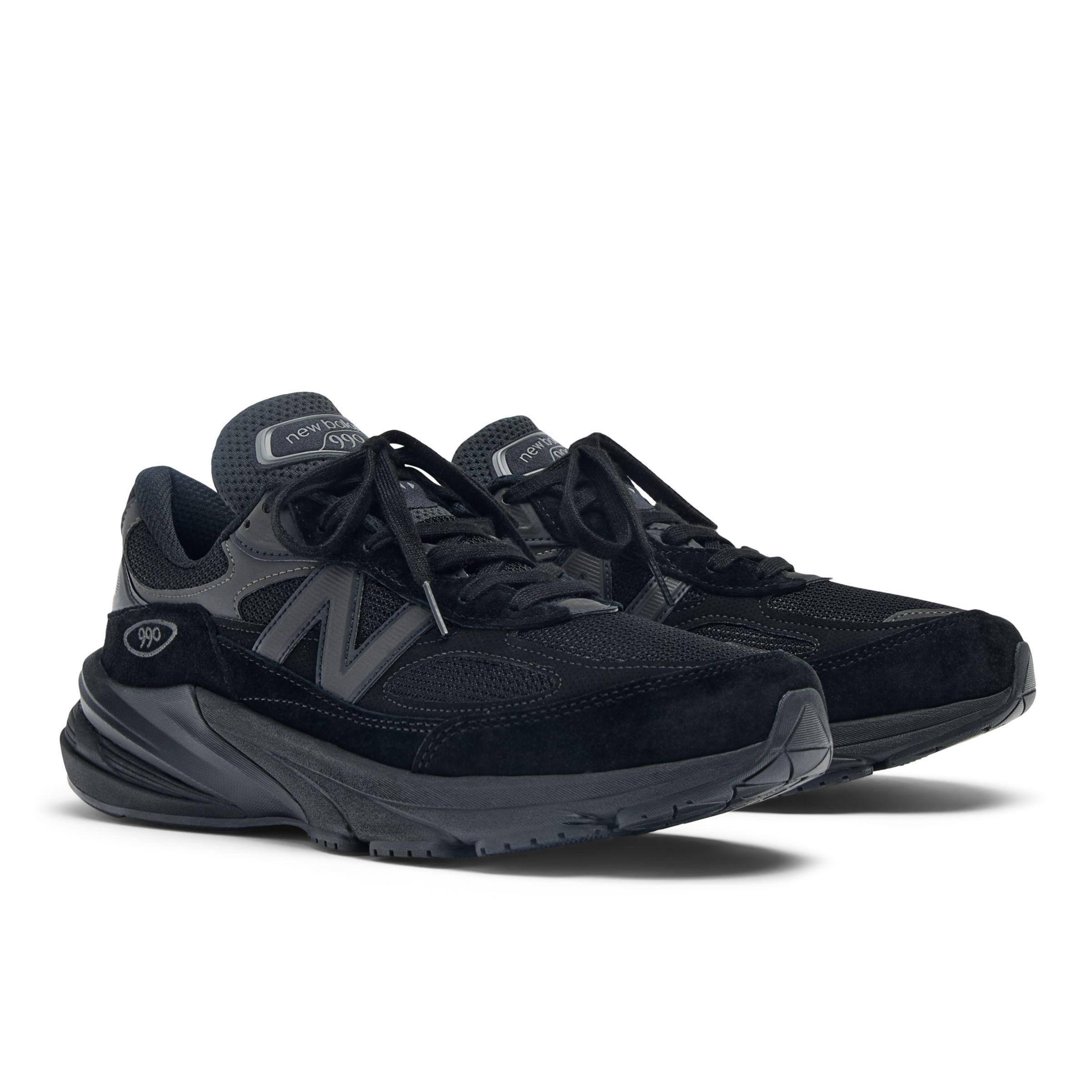 New balance 990 black leather deals