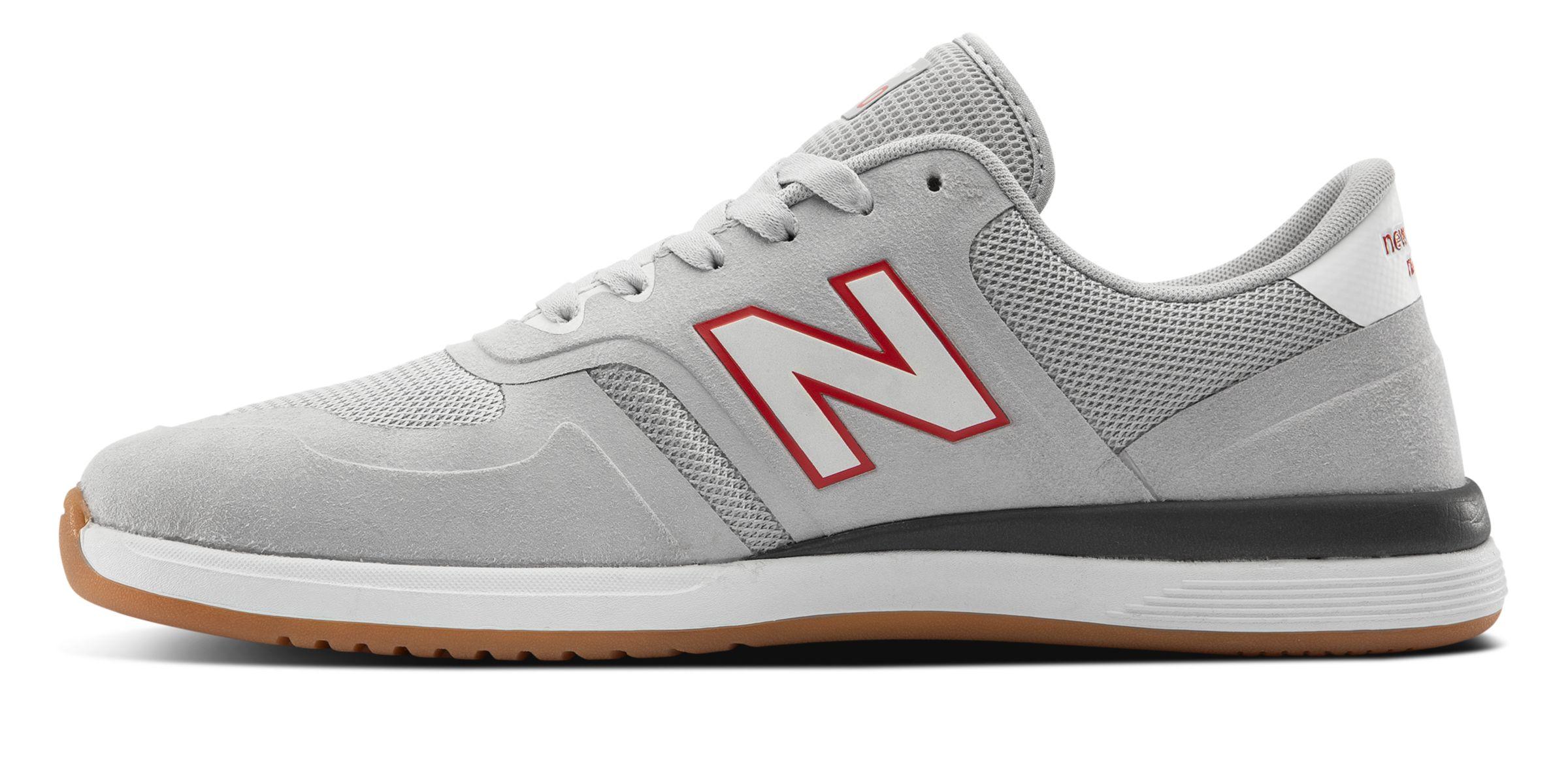 new balance 420 grey and red