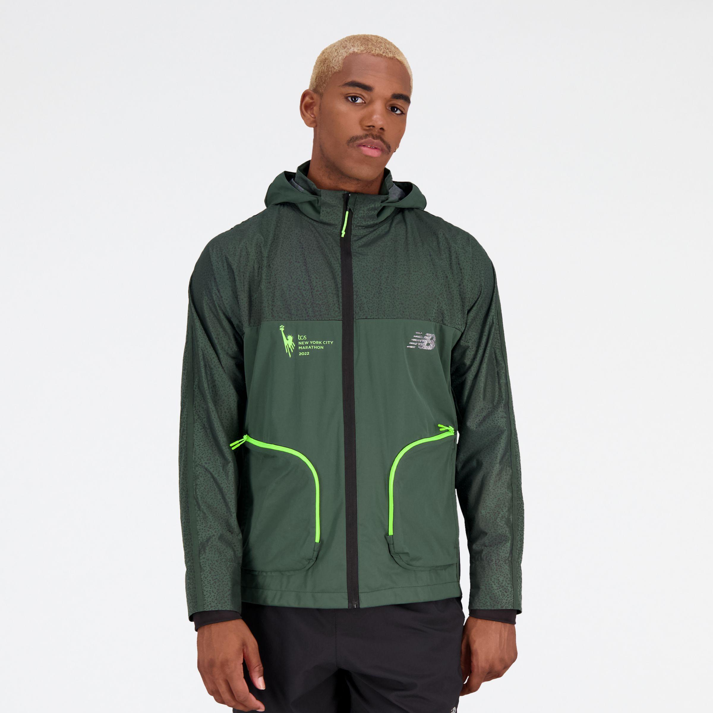 New Balance Nyc Marathon Pmv Shutter Speed Jacket in Green for Men | Lyst