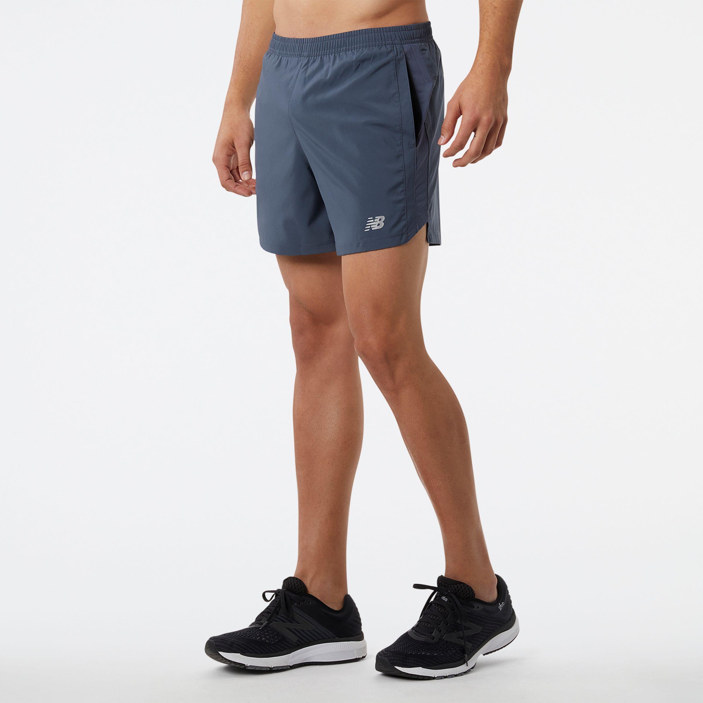 New Balance Accelerate 5 Inch Shorts in Blue for Men Lyst UK