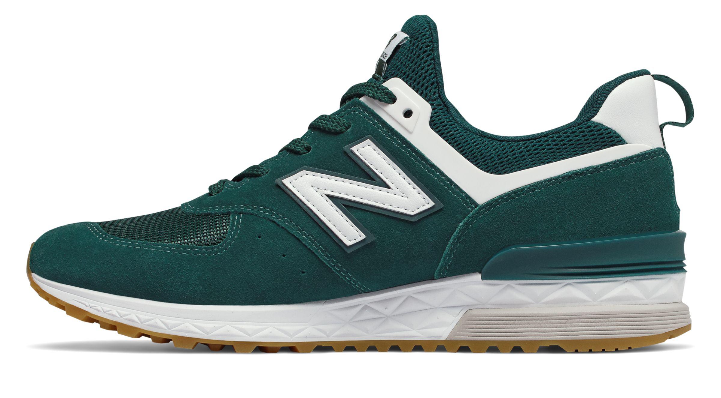 New Balance Rubber New Balance 574 Sport Shoes in Green ...