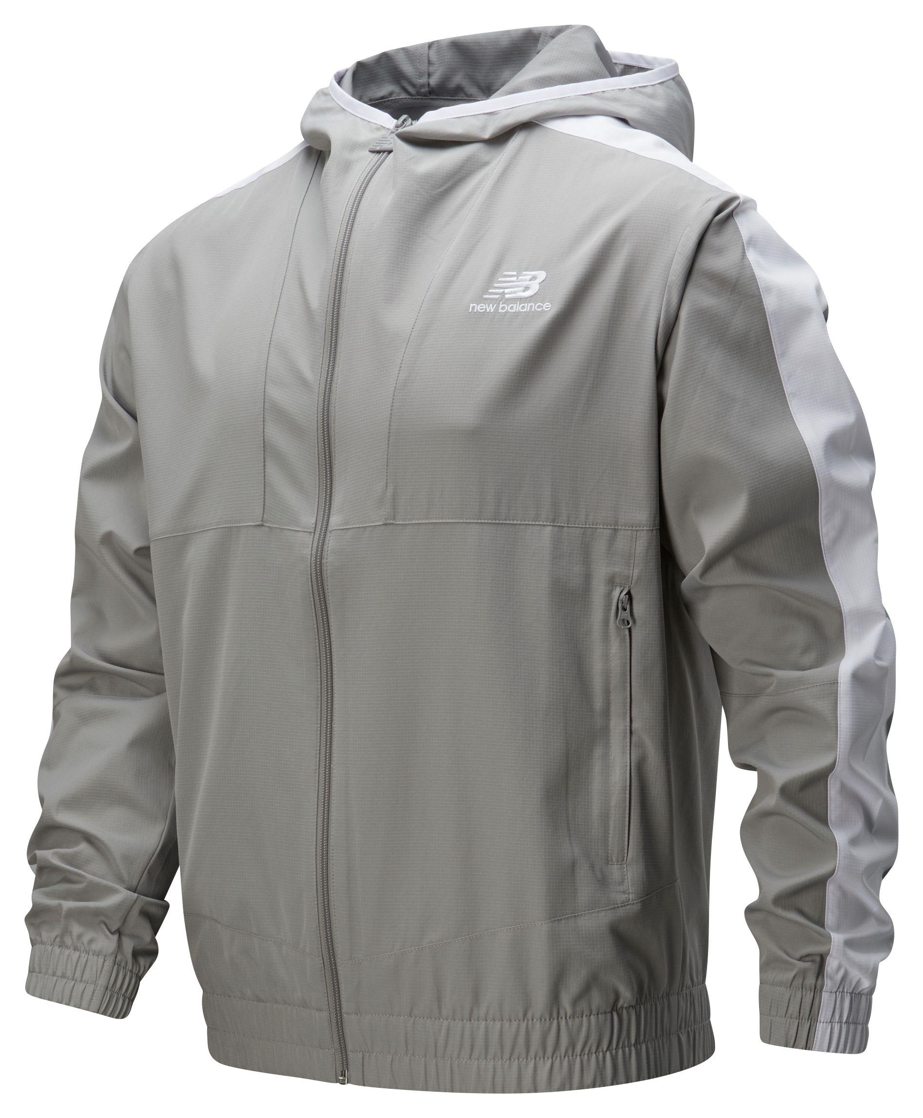 nb athletics full zip windbreaker
